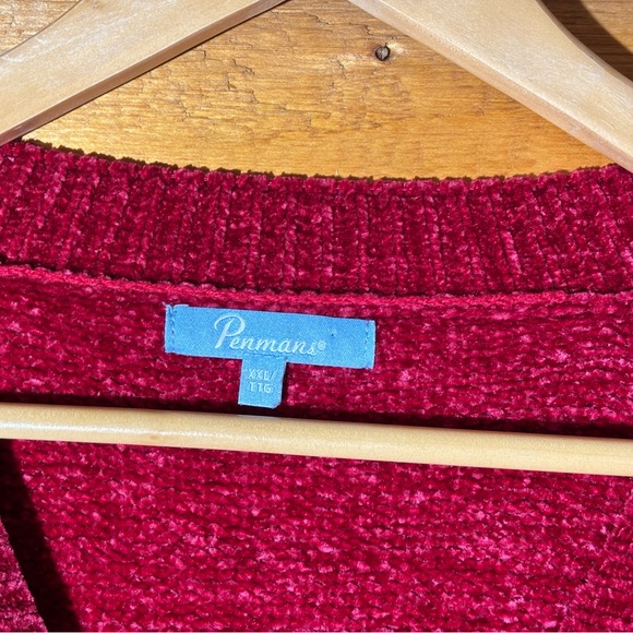 Penman’s Pink Chenille Crew Neck Sweater - Picture 6 of 7